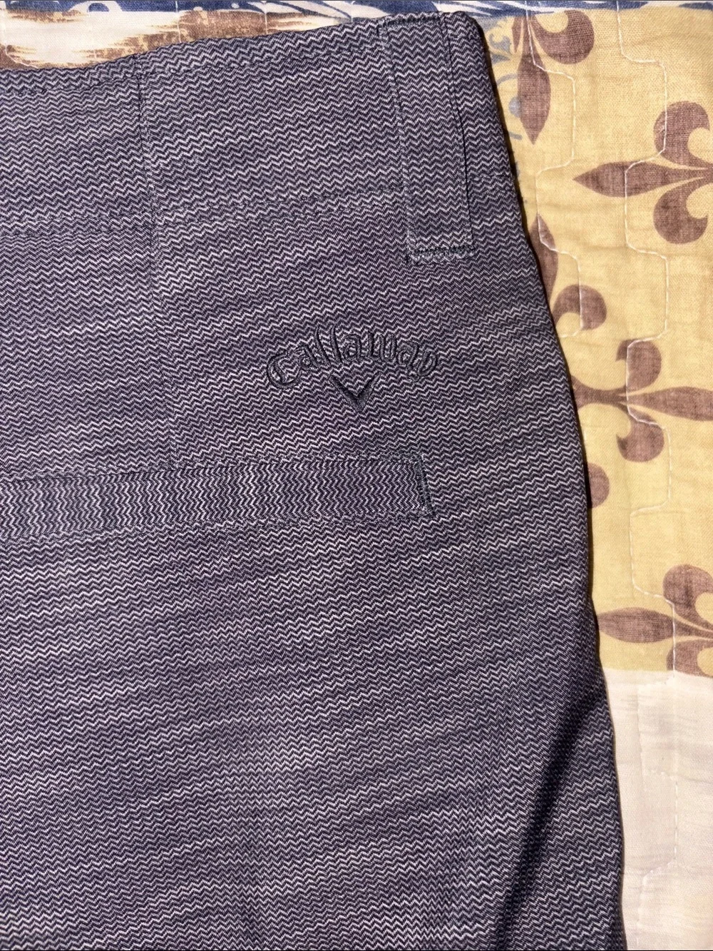 Callaway Men’s Heathered Charcoal Performance Hybrid Shorts